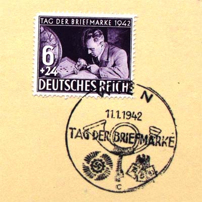 Sondermarke, Sonderstempel, Tag der Briefmarke 1942