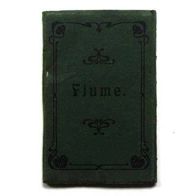 Fiume, 12 alte Ansichtskarten, Leporello, um 1910