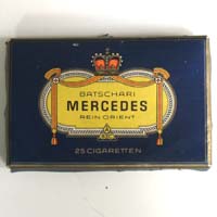 Mercedes Batschari, Rein Orient, Zigarettenschachtel