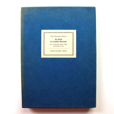 Kunst der deutschen Romantik, R. Benz, 1939