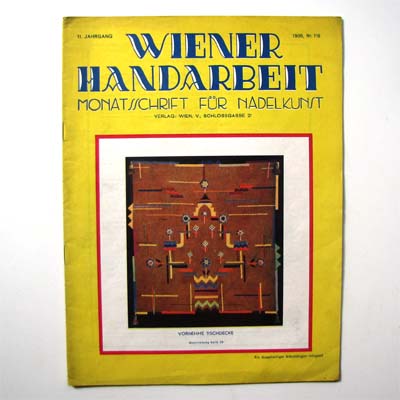 Wiener Handerarbeit, Nr. 116, 1936, Schnittmusterbogen