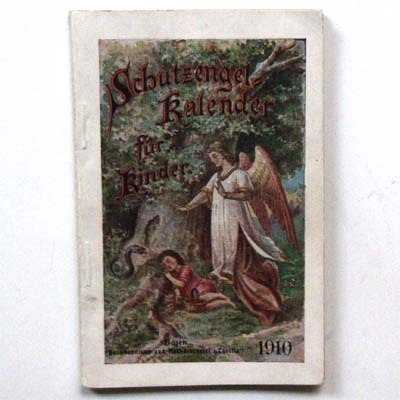 Schutzengel-Kalender für Kinder, 1910