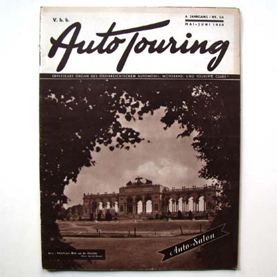 Auto Touring, Mai-Juni 1950, offizielles ÖAMTC-Magazin