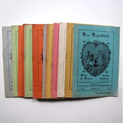 Das Negerkind, Jugend-Missionskalender, 23 Hefte