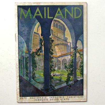 Mailand, kleine Reisebrochure, um 1930