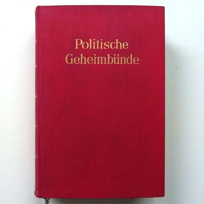 Politische Geheimbünde, Eugen Lennhoff, 1931