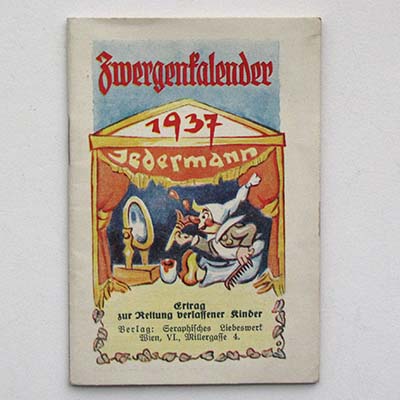 Zwergenkalender, Seraphisches Liebeswerk, 1937