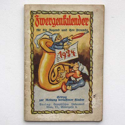 Zwergenkalender, Seraphisches Liebeswerk, 1934