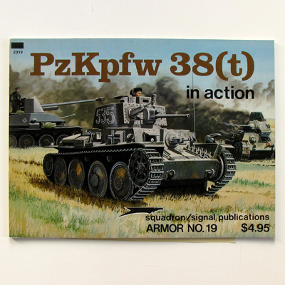 PzKpfw 38(t) in action, Edition Armor No. 19, 1979