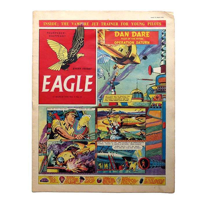 Eagle - Pilot of the Future, Dan Dare, Comics, 1954