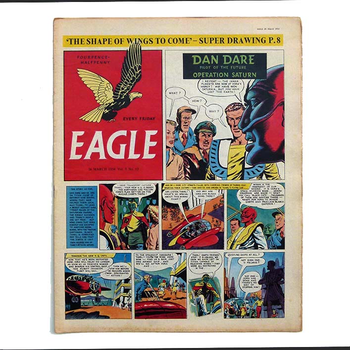 Eagle - Pilot of the Future, Dan Dare, Comics, 1954