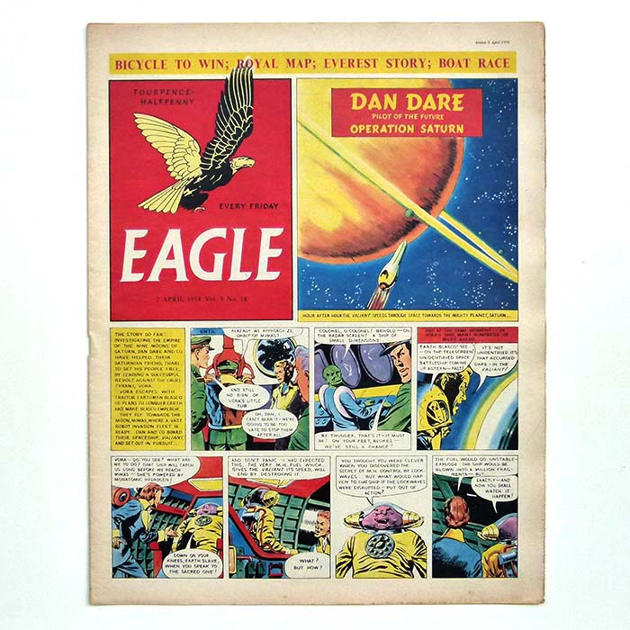 Eagle - Pilot of the Future, Dan Dare, Comics, 1954