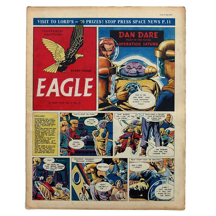 Eagle - Pilot of the Future, Dan Dare, Comics, 1954