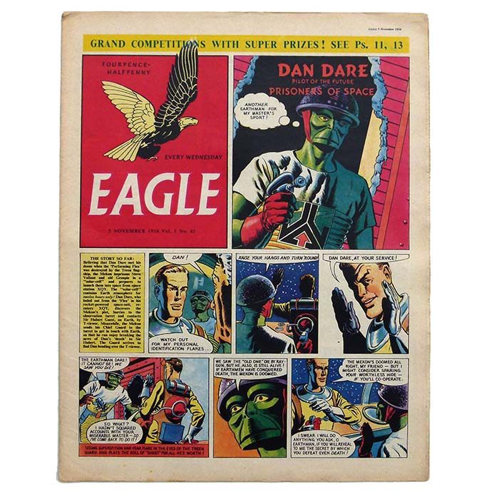 Eagle - Pilot of the Future, Dan Dare, Comics, 1954