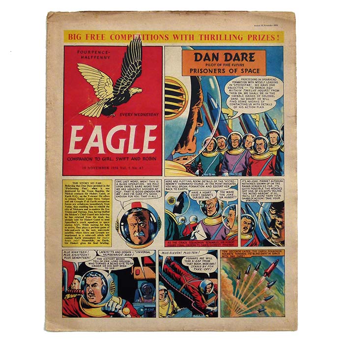 Eagle - Pilot of the Future, Dan Dare, Comics, 1954