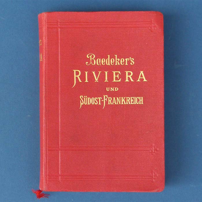 Baedeker's  Rivera und Südost-Frankreich, 1906