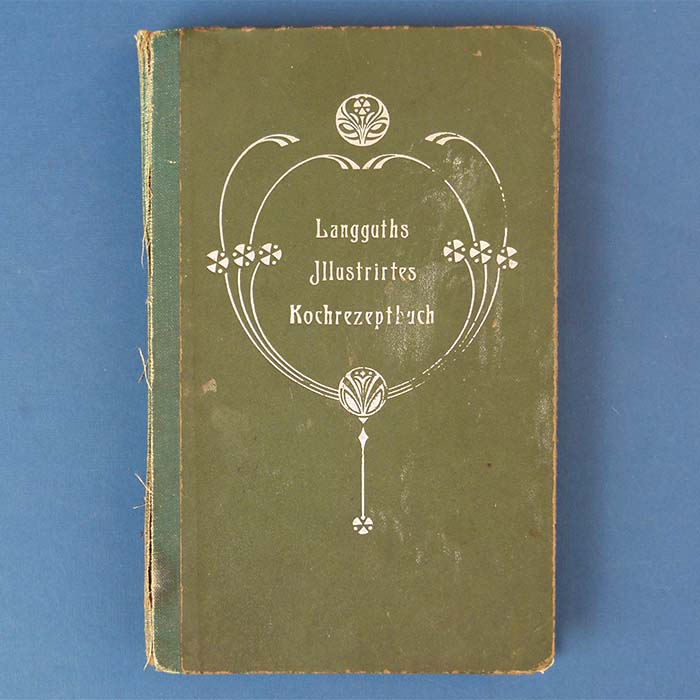 Langguths Kochrezeptbuch, handgeschrieben, 1920