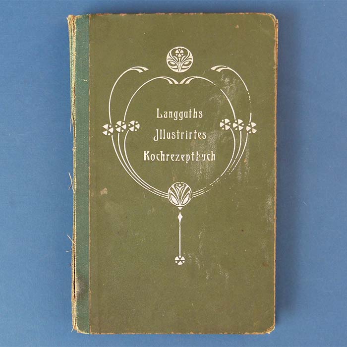 Langguths Kochrezeptbuch, handgeschrieben, 1920