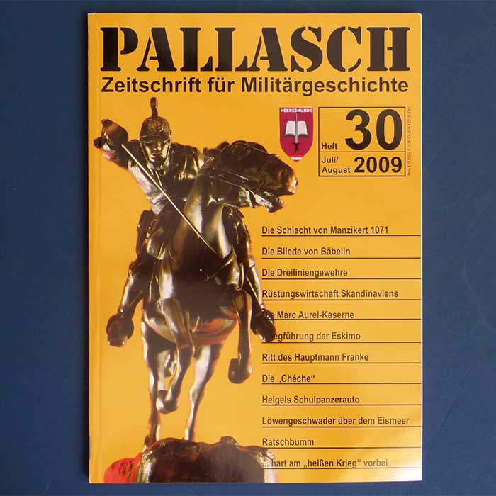 Pallasch, Zeitschrift für Militärgeschichte, 2009