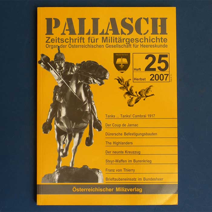 Pallasch, Zeitschrift für Militärgeschichte, 2007