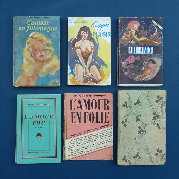 Erotik - Bücher / Romane, 6 Stück