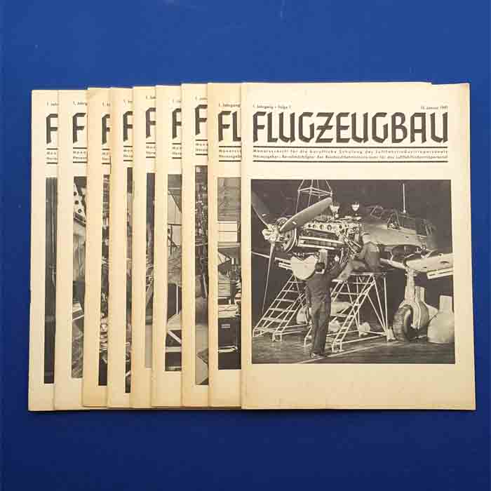 Flugzeugbau, 9 Hefte, 1941