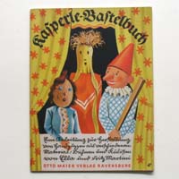 Kasperle Bastelbuch von Ella u. Fritz Martini, um 1950