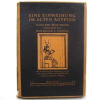 Eine Einweihung im alten Ägypten, Woldemar v. Uxkull