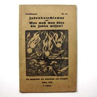 Judenkatechismus, Traugott, 1928