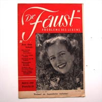 Dr. Faust, alte Erotik-Zeitschrift, Wlassics, 1949