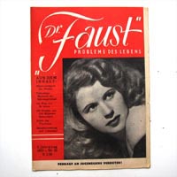 Dr. Faust, alte Erotik-Zeitschrift, Manassé, 1950