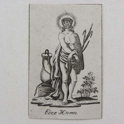 Ecco Homo, Heiligenbildchen