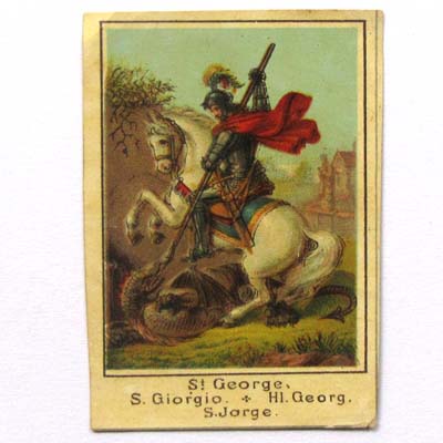 Heiliger Georg, Heiligenbildchen