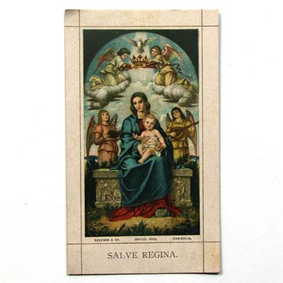 Königin Maria, Heiligenbildchen