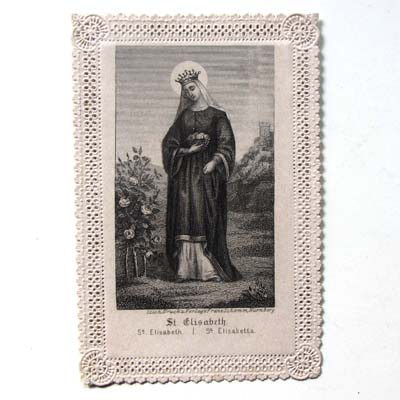 St. Elisabeth, Heiligenbildchen
