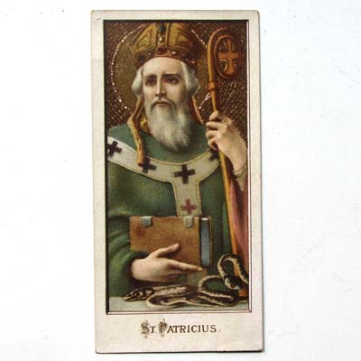St. Patricius, Heiligenbildchen