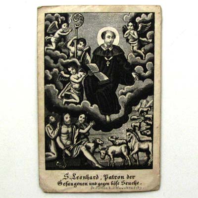 S. Leonhard, Gebetszettel