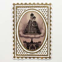 Maria mit Jesukind, Heiligen- / Andachtsbildchen
