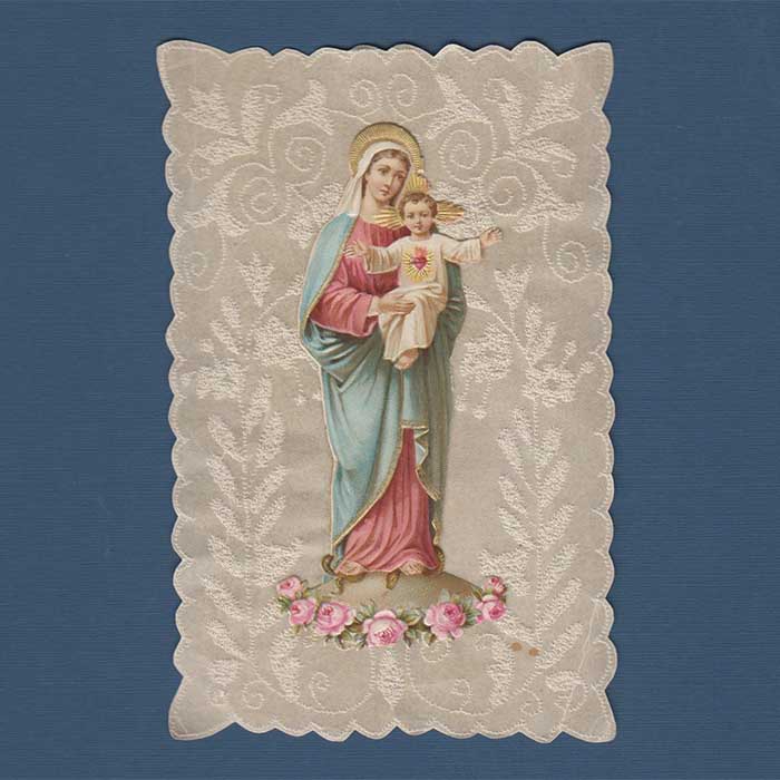 Hl. Maria mit Jesus, Heiligenbildchen