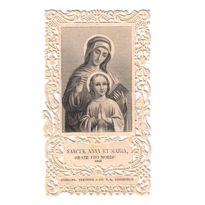 Sancta Anna et Maria, Heiligenbildchen