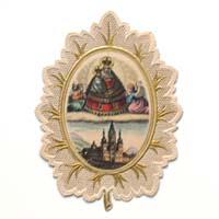 Mariazell, handkoloriert, Heiligen- / Andachtsbildchen