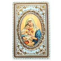 Maria mit Jesukind, Heiligen- / Andachtsbildchen