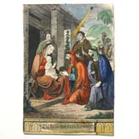 Die Heiligen drei Könige, Andachtsbildchen