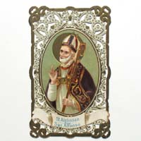 Heiliger Alfonso, Heiligen- / Andachtsbildchen