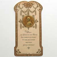 Jesus-Relief, Pergamin, Heiligen- / Andachtsbildchen