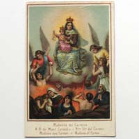 Madonna von Carmen, Heiligen- / Andachtsbildchen