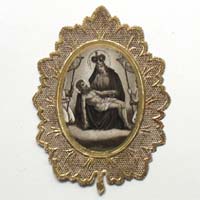 Maria mit Jesus, Pieta, Heiligen- / Andachtsbildchen
