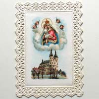Maria mit Jesuskind, Heiligen- / Andachtsbildchen
