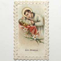 Heiliger Aloysius, Heiligen- / Andachtsbildchen