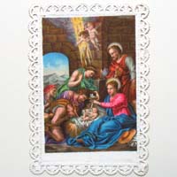 Jesu Geburt, Heiligenbildchen / Andachtsbildchen